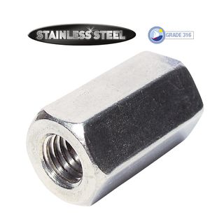M20 Stainless Joiner Nut - 316 -