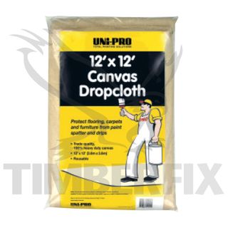 Canvas Drop Sheet 9' x 12' (2.7 x 3.6m)