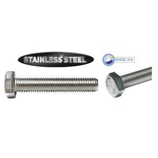 M10 x 130mm Stainless Set Screws