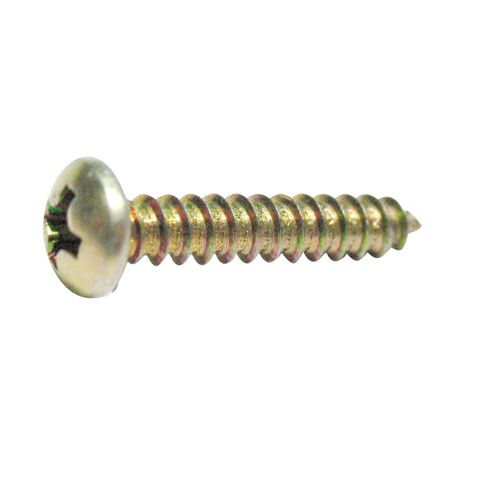 7gx30mm Y/Zinc Pan Head screws