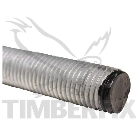 M36 x 3m Galvanised Hi Tensile Threaded Rod