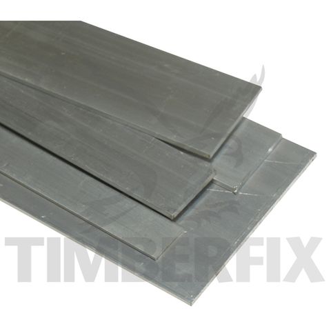 50mm x 10.0mm Aluminium Flat Bar per 4 mtr  length