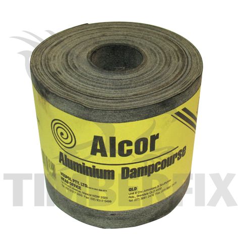 230mm x 30mtr STD Alcor 0.3mm Bitumen Coated Dampcourse