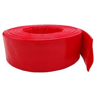 63mm  Red Layflat Hose per meter - Unfitted