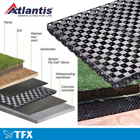 Atlantis Drainage Cell 50mm Thick  575mm x 575mm