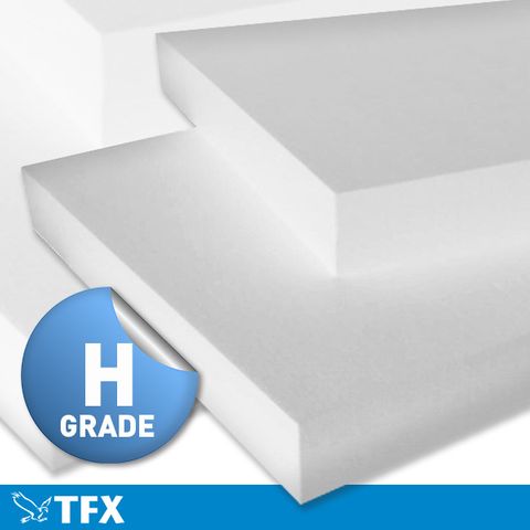 2400 x 1200 x 10mm  H Grade Polystyrene Foam