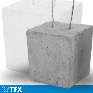 65mm Square Concrete Block Spacers / pk 25