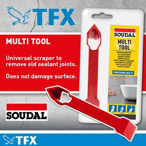 Soudal Multi Tool Scraper For Removal of Old Sealant Joints