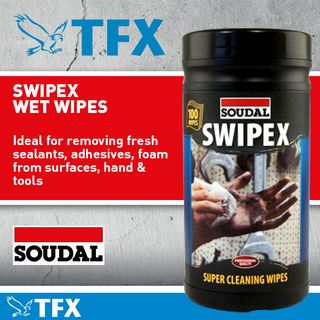 Soudal Swipex Wet Wipe For Removal of Fresh Sealants