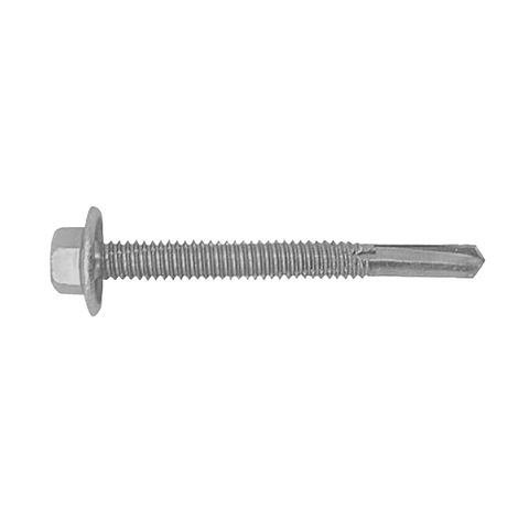 12g x 50mm - Series 500 Hex Head Screws  Extended Point - Gal