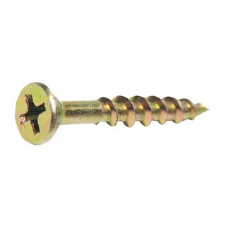 8g x 57mm Yellow Zinc Chipboard Screws