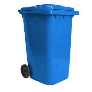 240L BLUE Wheelie Bins with lids