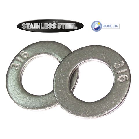 M8 Stainless 316 Steel Round Washer