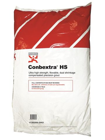 High Strength Cementitious Fosroc Combextra grout 20kg