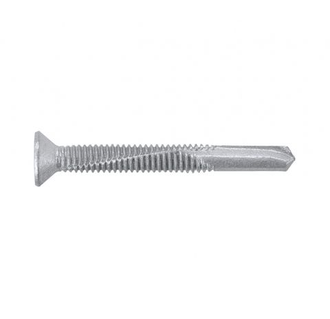 12g x 50mm - Series 500 CSK Head Screws Extended Point - Galvanised