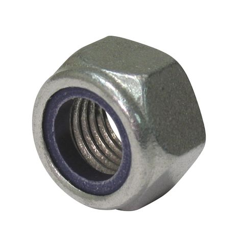 M6 Galvanised Nyloc Lock Nut