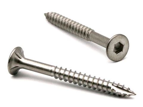 14g x 35mm Stainless 304 Gr  Batten Screws - 5mm Hex Drive