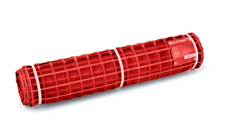 1.9mtr x 10mtr Red Uni-Mesh Fire Retardand Containment Sysytem for Scafolding