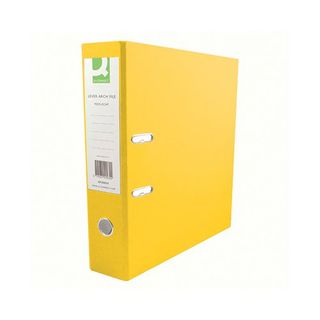 Arch Lever File  A4 Yellow