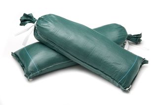 Filled Silt Bags with tie strap 800 x 230mm
