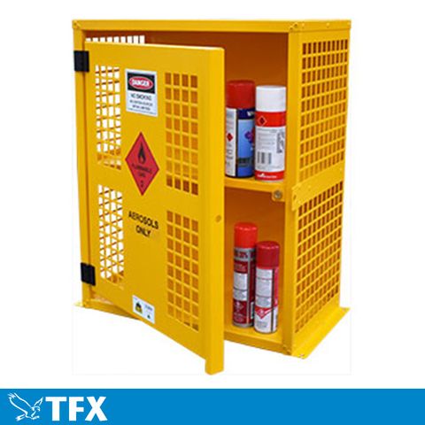 64-80 Aerosol Storage Cabinet  Stores up to 80 spray cans SCAR64