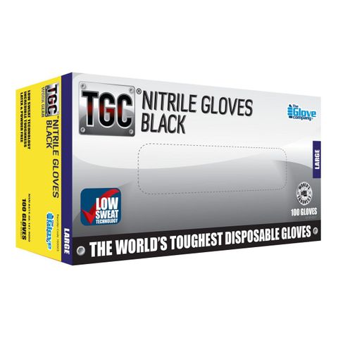 The Glove Company Nitrile Gloves - Large - Box 100