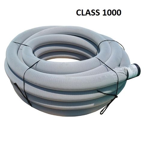 100mm x 100 mtr Socked AG Pipe with Filter Sock - CLASS 1000 (SN20)