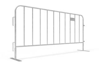 Crowd Control Barrier Gate 2.1m x 2.1m plus feet & pins