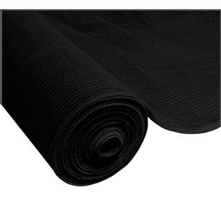 Fire Rated Shade Cloth Medium Grade 70% Blockout  50m x 1.8m - BLACK -