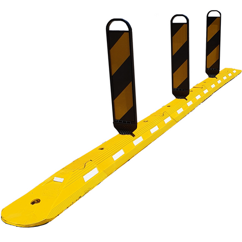 Refelctive  Black/Yellow Lane Seperator Panel