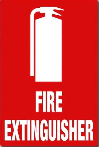 ID Sign for F-500 Li-ion Extinguisher