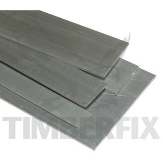 100mm x 6.0mm Aluminium Flat Bar per  4 mtr