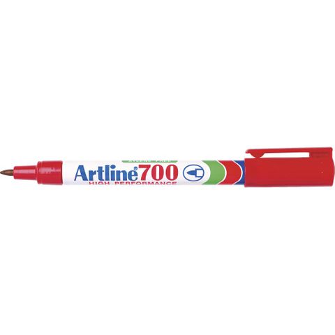 Fine Bullet Permanent Markers RED Sharpies) Artline700