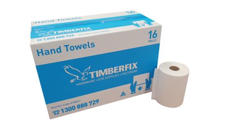 Hand Towel Roll 180mm x 80m - Box of 16
