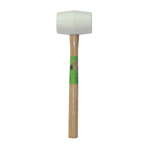 White No-Mar Rubber Mallet