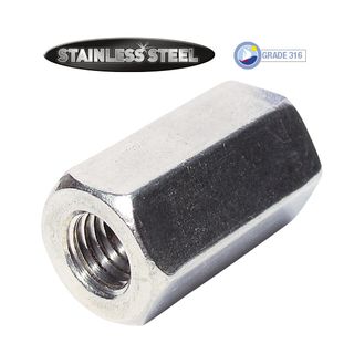 M16 Stainless Joiner Nut - 316 -