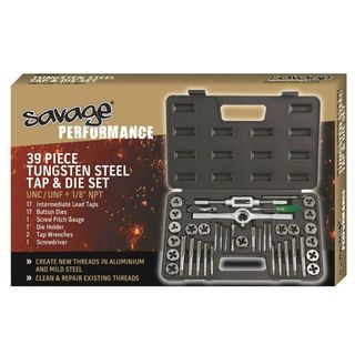 39 Piece Savage Metric & Imperial Tap & Die Set