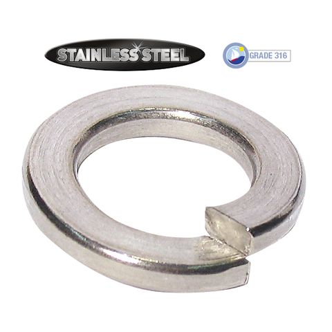 M4  Stainless Spring Washers