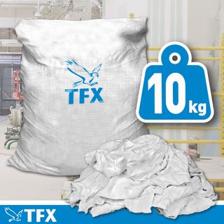 10 kg White Rags