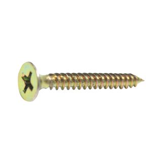 6g x 28mm Yellow Zinc Needle Point Drywall Screws