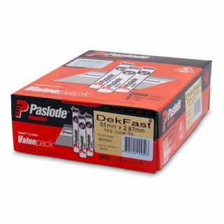 65mm Dekfast Hot Dipped Galv Paslode Nails 3000 - Value Pack- With Gas - B20562V