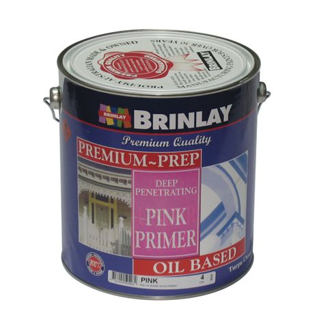 1Ltr Brinlay Oil Based Pink Primer