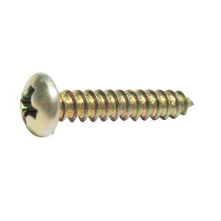 7gx20mm Y/Zinc Pan Head screws