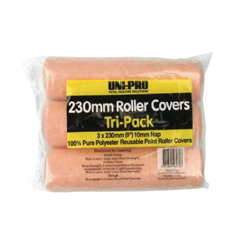3 Pack 230mm Roller Cover