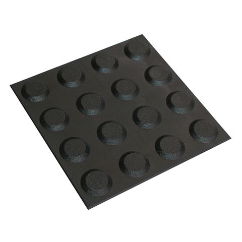 300 x 300mm Black Tactile