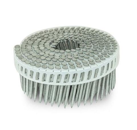 2.5 x 50mm Paslode 15 Degree Flat Ringshank S/S Decking Coil Nails - B25145