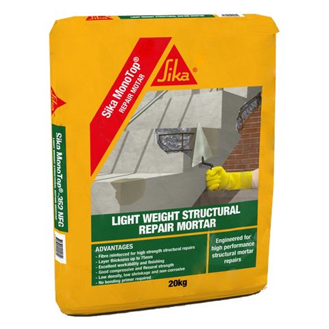 Sika Monotop FC Fairing Coat For Patching Off Form Concrete  0 -3mm Suitable For Patching Precast Concrete & Repairs 15kg Bag