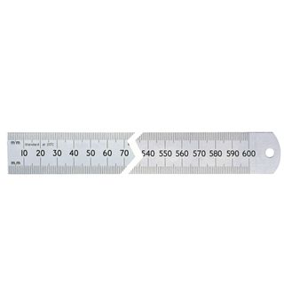 300mm S/Steel Metric Metal Ruler