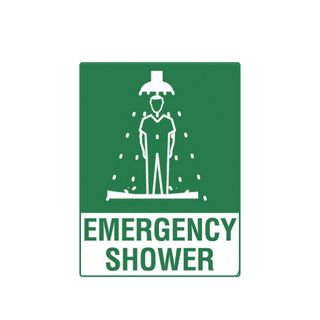 Emergency Shower - 600mm x 450mm - Poly Sign