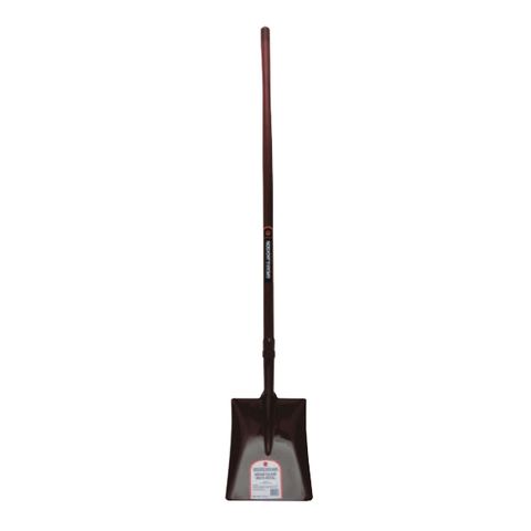 Long Wooden Handle Wide Head Square Mouth Shovel